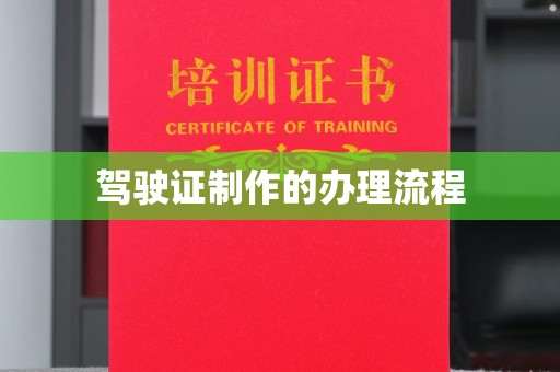 盐亭驾驶证制作的办理流程