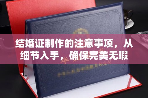 盐亭结婚证制作的注意事项，从细节入手，确保完美无瑕