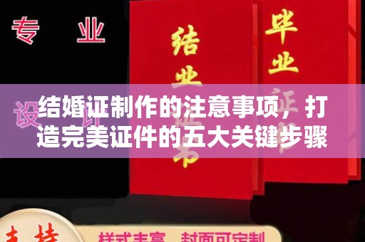盐亭结婚证制作的注意事项，打造完美证件的五大关键步骤