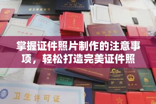 盐亭掌握证件照片制作的注意事项，轻松打造完美证件照