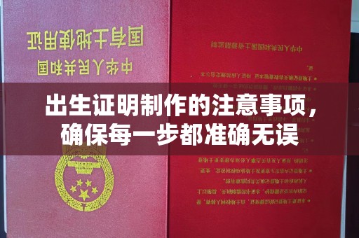 盐亭出生证明制作的注意事项，确保每一步都准确无误
