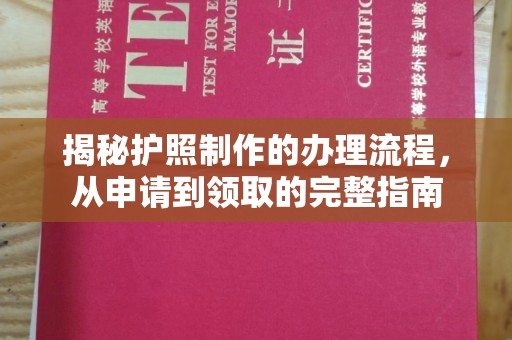 盐亭揭秘护照制作的办理流程，从申请到领取的完整指南