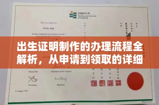 盐亭出生证明制作的办理流程全解析，从申请到领取的详细指南