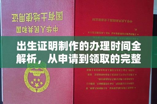 盐亭出生证明制作的办理时间全解析，从申请到领取的完整指南
