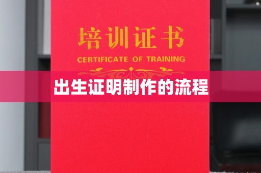 盐亭出生证明制作的流程